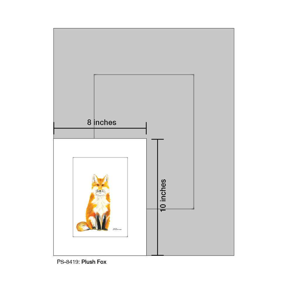 Plush Fox, Print (#8419C)