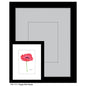 Poppy Pink Flower, Print (#7777B)