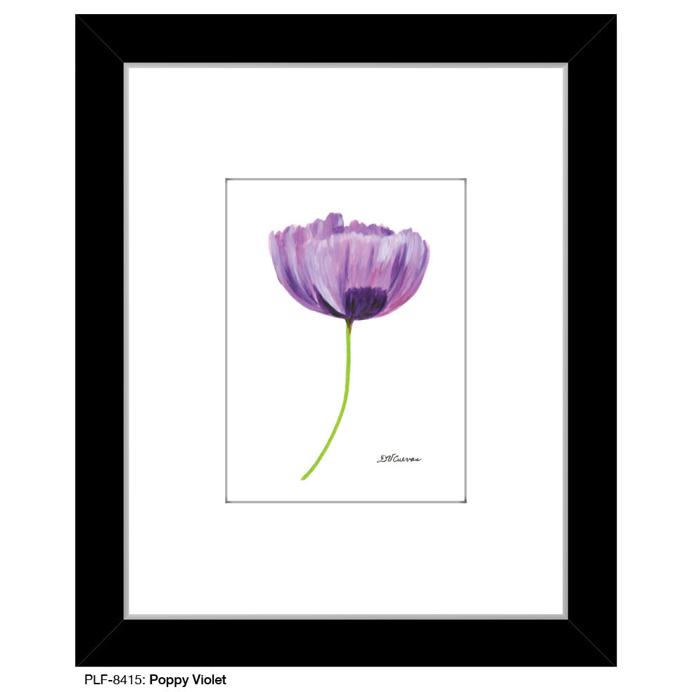 Poppy Violet, Print (#8415A)