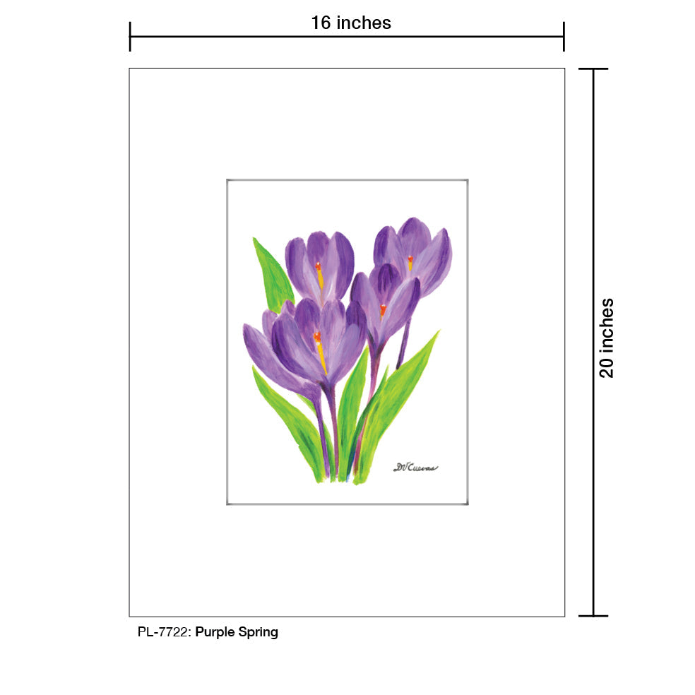 Purple Spring, Print (#7722A)