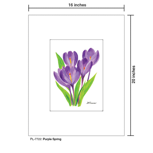 Purple Spring, Print (#7722A)