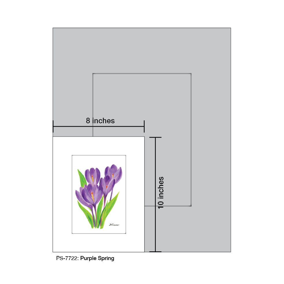 Purple Spring, Print (#7722A)