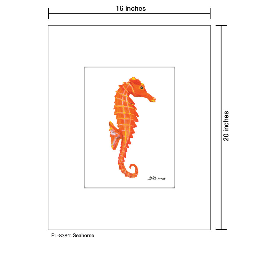 Seahorse, Print (#8384B)