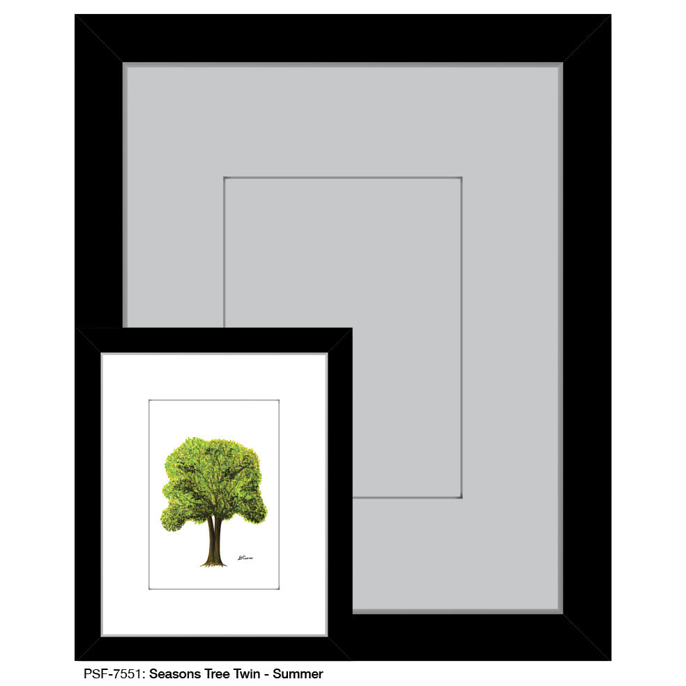 Seasons Tree Twin, Print (#7551B)
