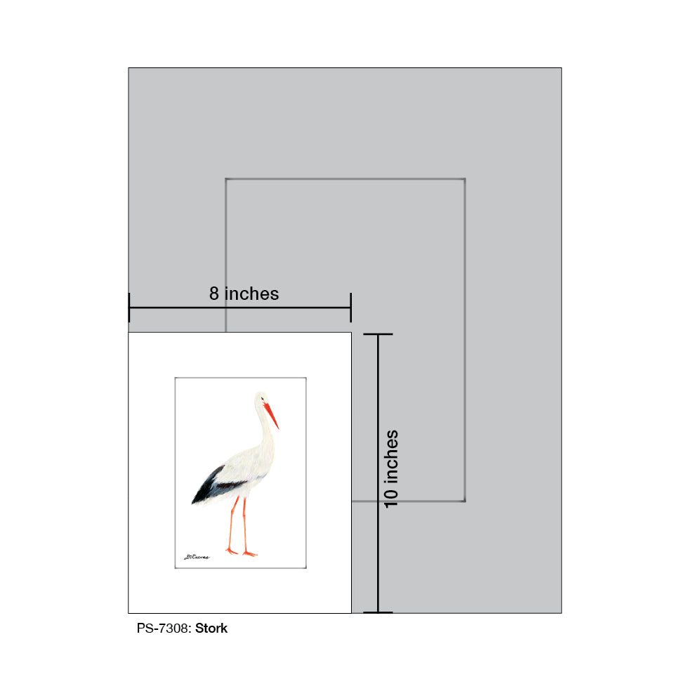 Stork, Print (#7308B)