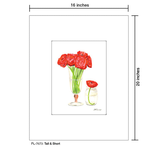 Tall & Short, Print (#7673A)