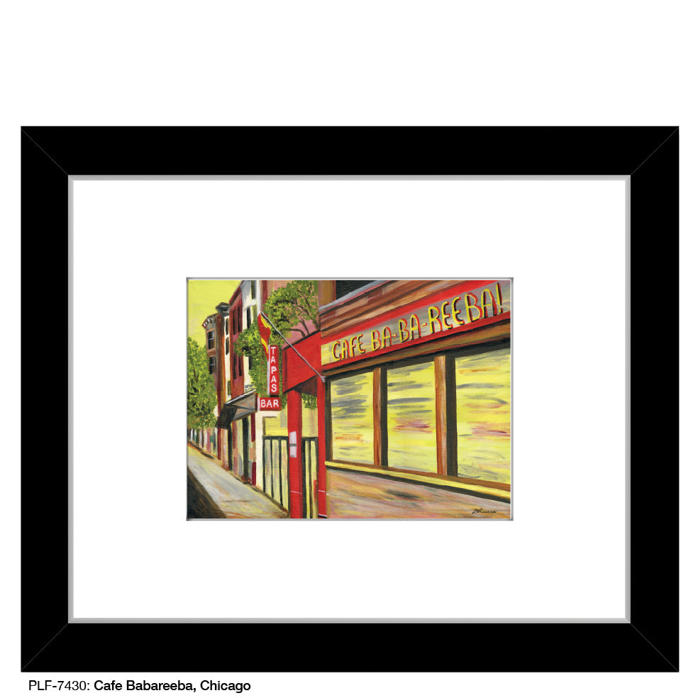 Cafe Ba Ba Reeba, Chicago, Print (#7430A)