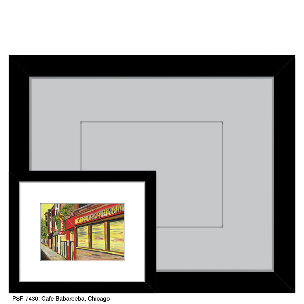 Cafe Ba Ba Reeba, Chicago, Print (#7430A)
