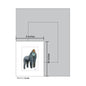 Gorilla, Print (#8719C)