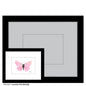 Lavender Pink Butterfly, Print (#8674F)