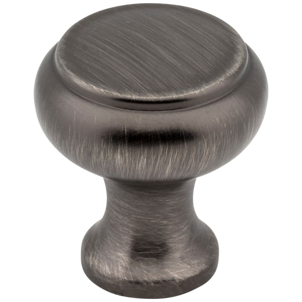 1-3/16" Diameter Satin Nickel Button Westbury Cabinet Knob