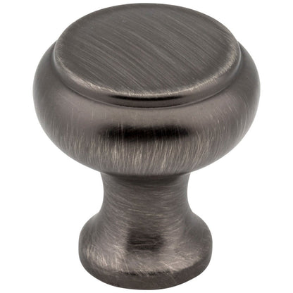 1-3/16" Diameter Satin Nickel Button Westbury Cabinet Knob
