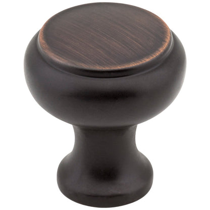 1-3/16" Diameter Satin Nickel Button Westbury Cabinet Knob