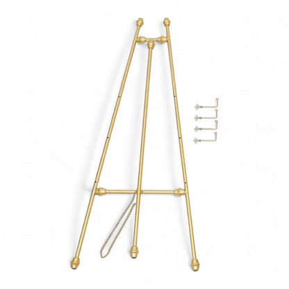 Gold Easel Stand - Ovis Metal Welcome Sign Board Display