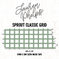 Sprout Classic Grid 15mm washi