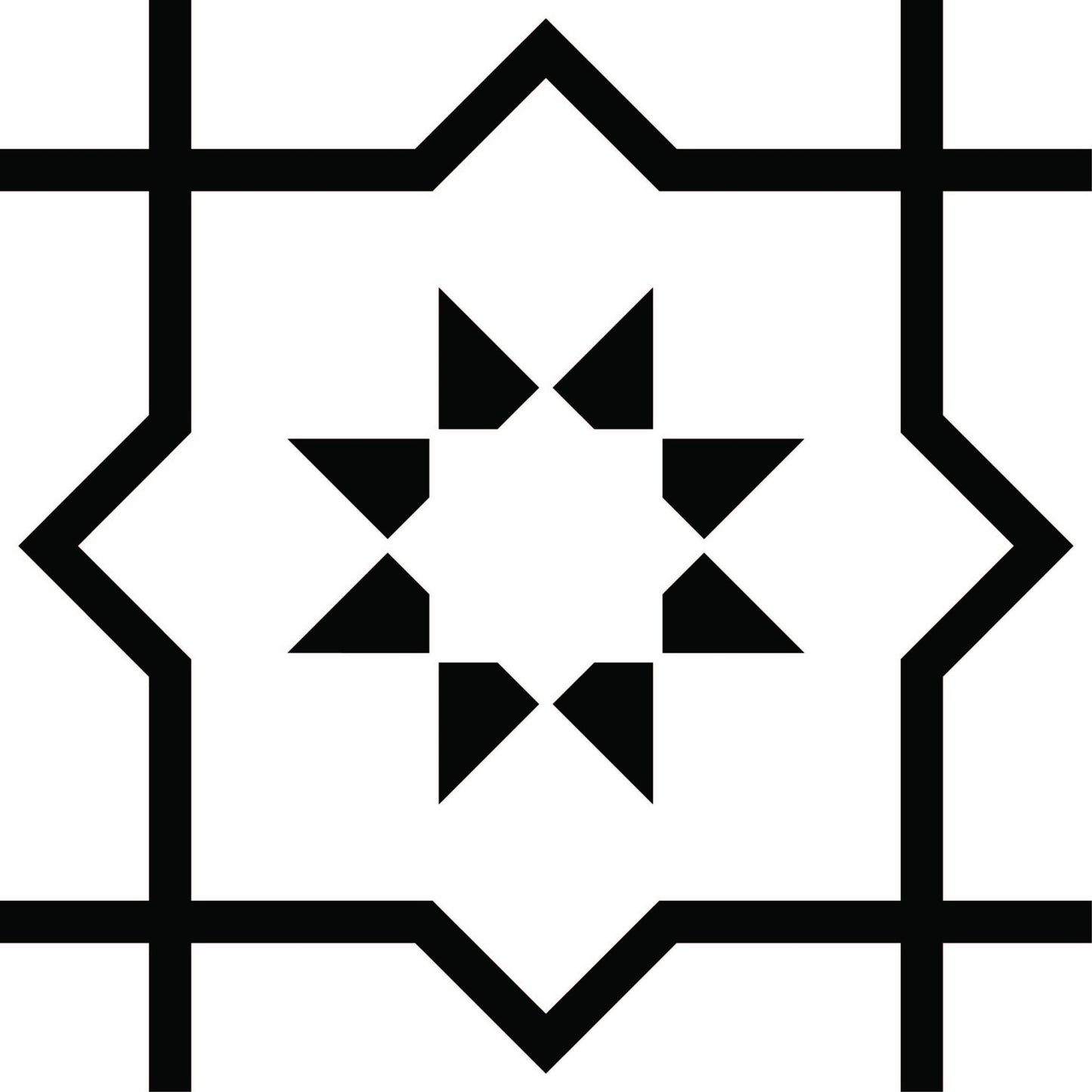 4" X 4" White And Black Sun Peel And Stick Removable Tiles