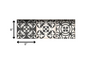 4" X 4" Charcoal And White Mosaic Peel And Stick Removable Tiles