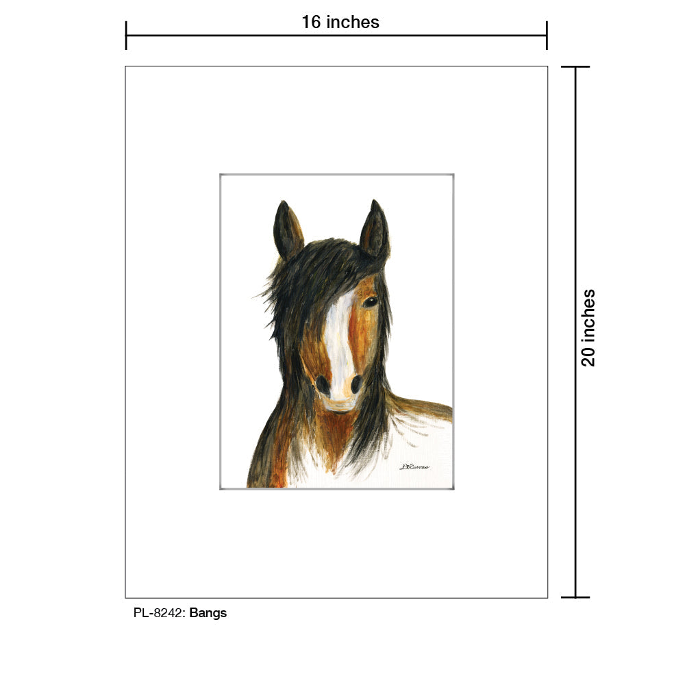 Bangs, Print (#8242A)