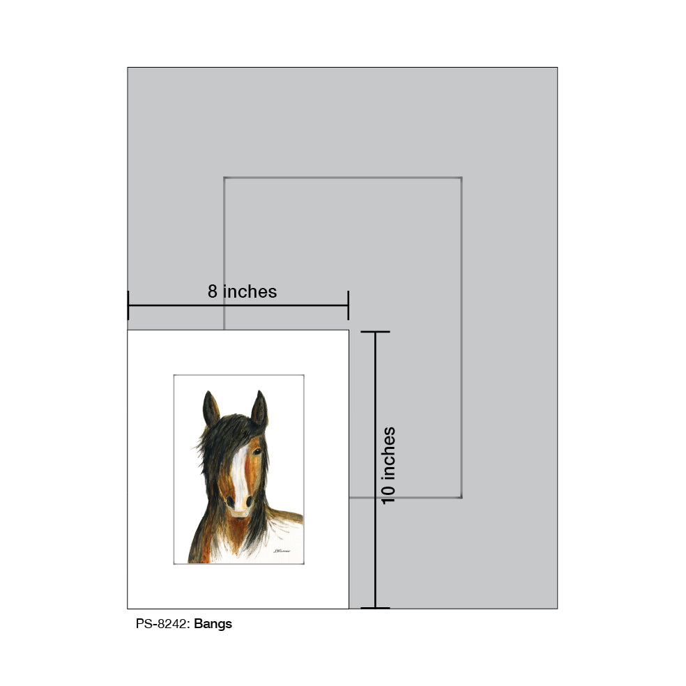 Bangs, Print (#8242A)