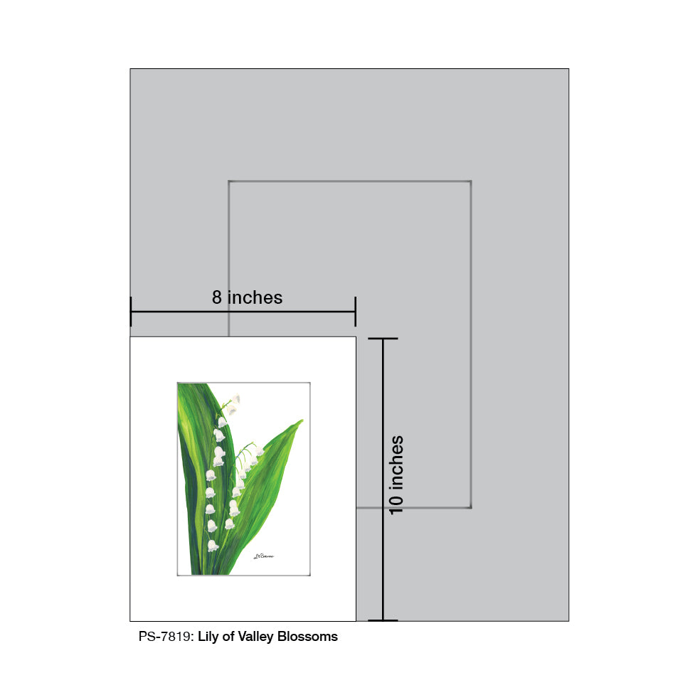 Lily of the Valley Blossoms, Print (#7819A)