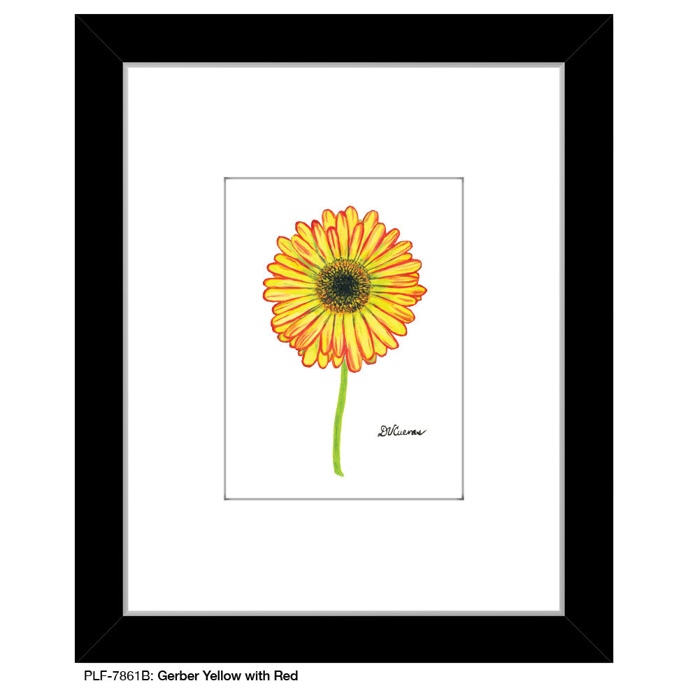 Gerber Yellow with Red, Print (#7861B)