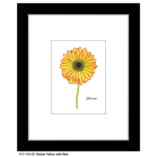 Gerber Yellow with Red, Print (#7861B)