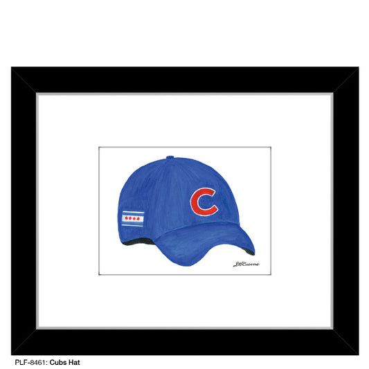 Cubs Hat, Print (#8461H)