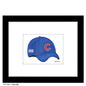 Cubs Hat, Print (#8461H)