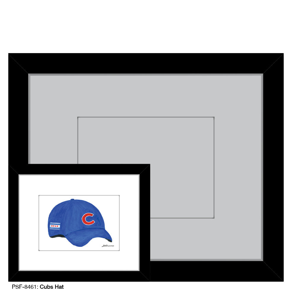 Cubs Hat, Print (#8461H)