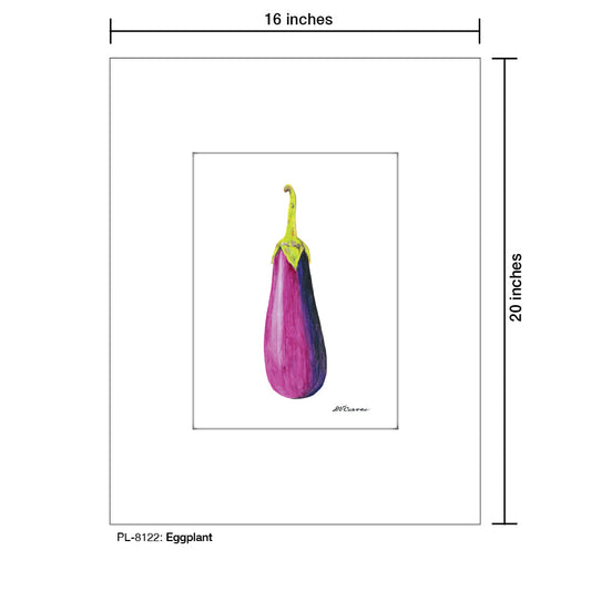 Eggplant, Print (#8122A)