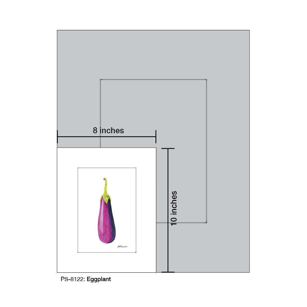 Eggplant, Print (#8122A)