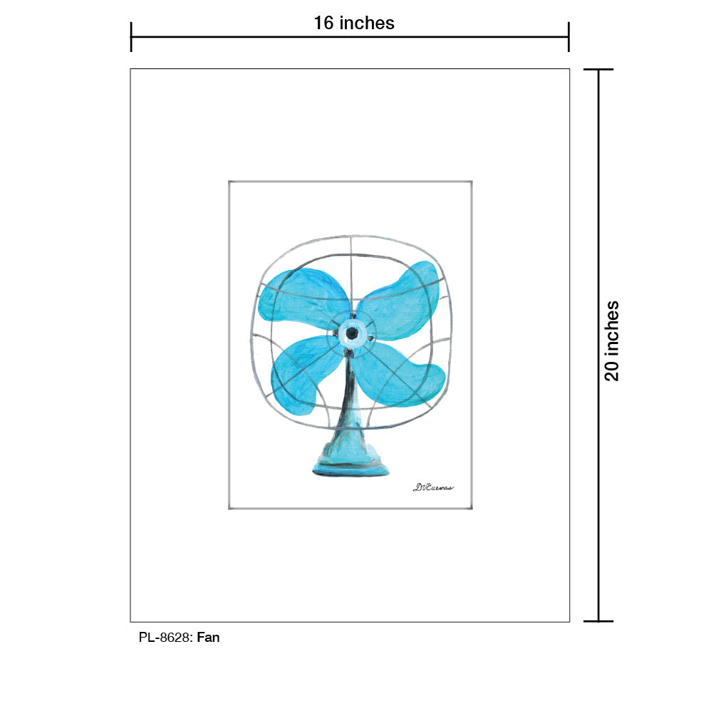 Fan, Print (#8628B)
