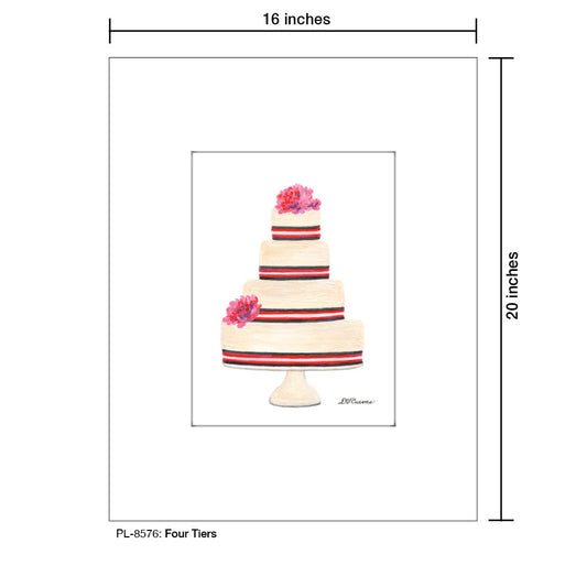 Four Tiers, Print (#8576A)