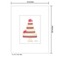 Four Tiers, Print (#8576A)
