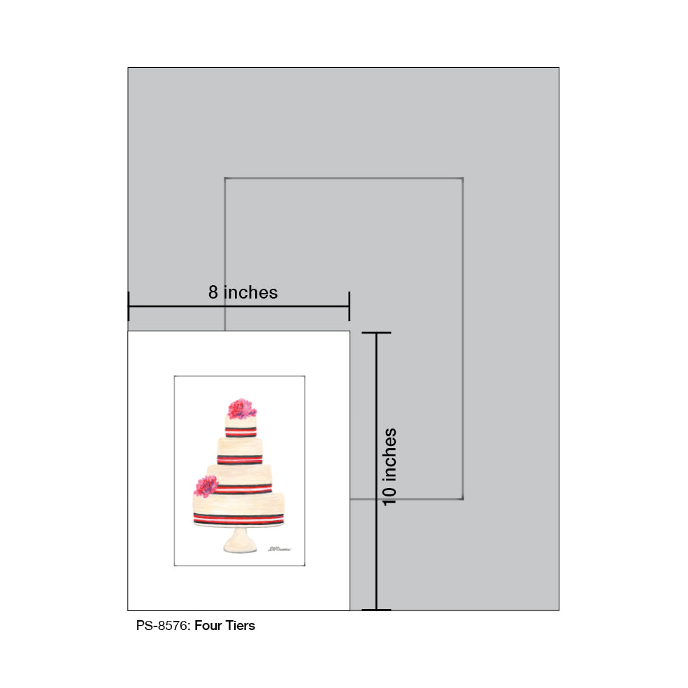 Four Tiers, Print (#8576A)