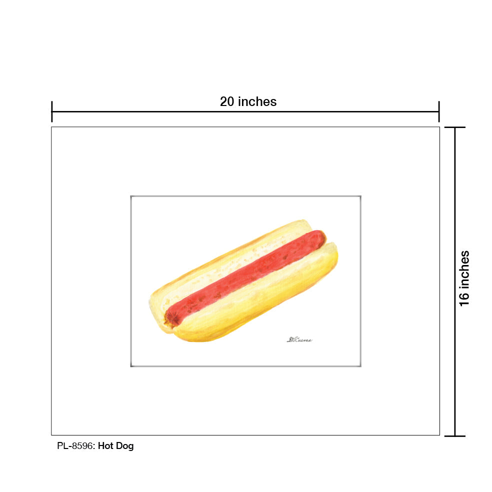 Hot Dog, Print (#8596B)