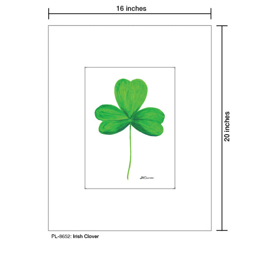 Irish Clover, Print (#8652B)