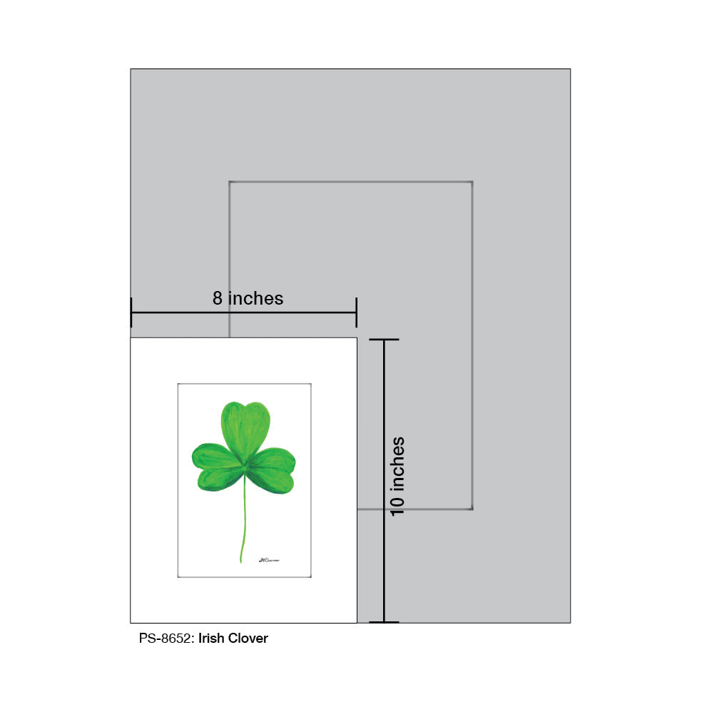 Irish Clover, Print (#8652B)