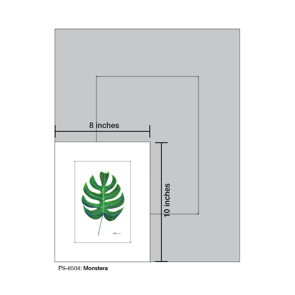 Monstera, Print (#8504B)