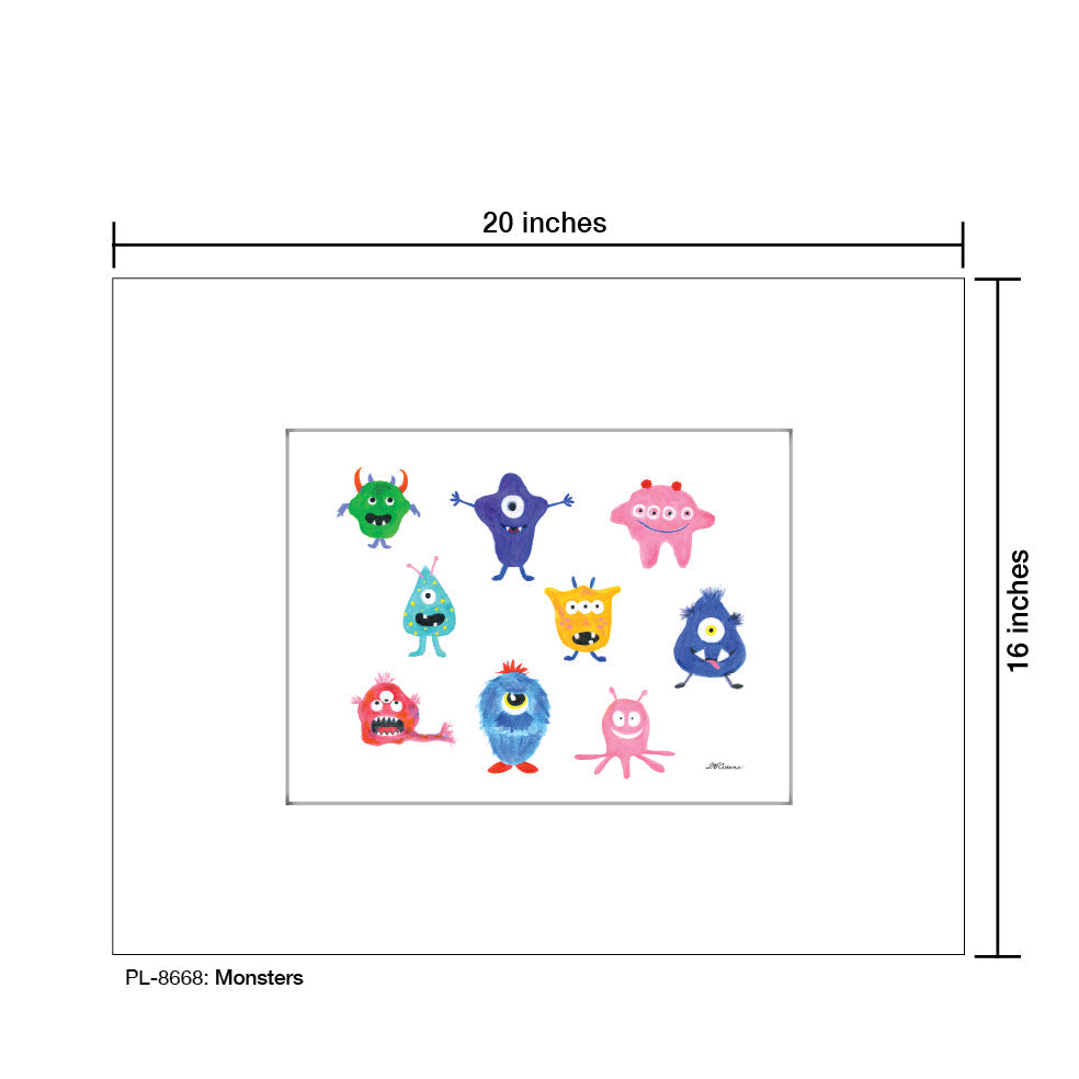 Monsters, Print (#8668F)