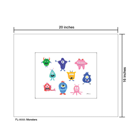 Monsters, Print (#8668F)