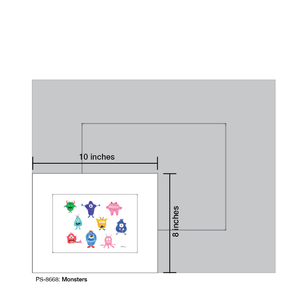 Monsters, Print (#8668F)