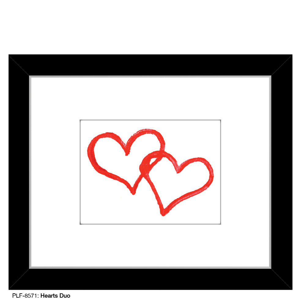 Hearts Duo, Print (#8571A)