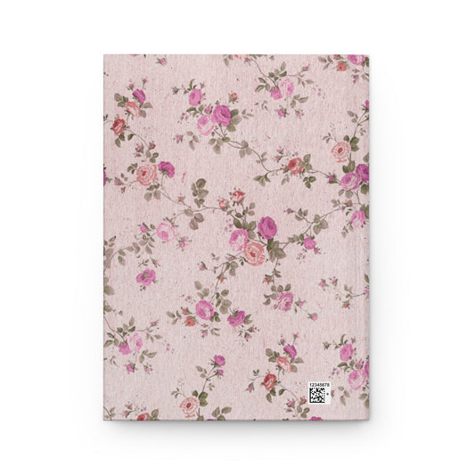 Floral Hardcover Journal, Elegant Notebook, Writing Journal for Artists, Gift for Writers, Floral Diary, Personal Organizer, Vintage Journal