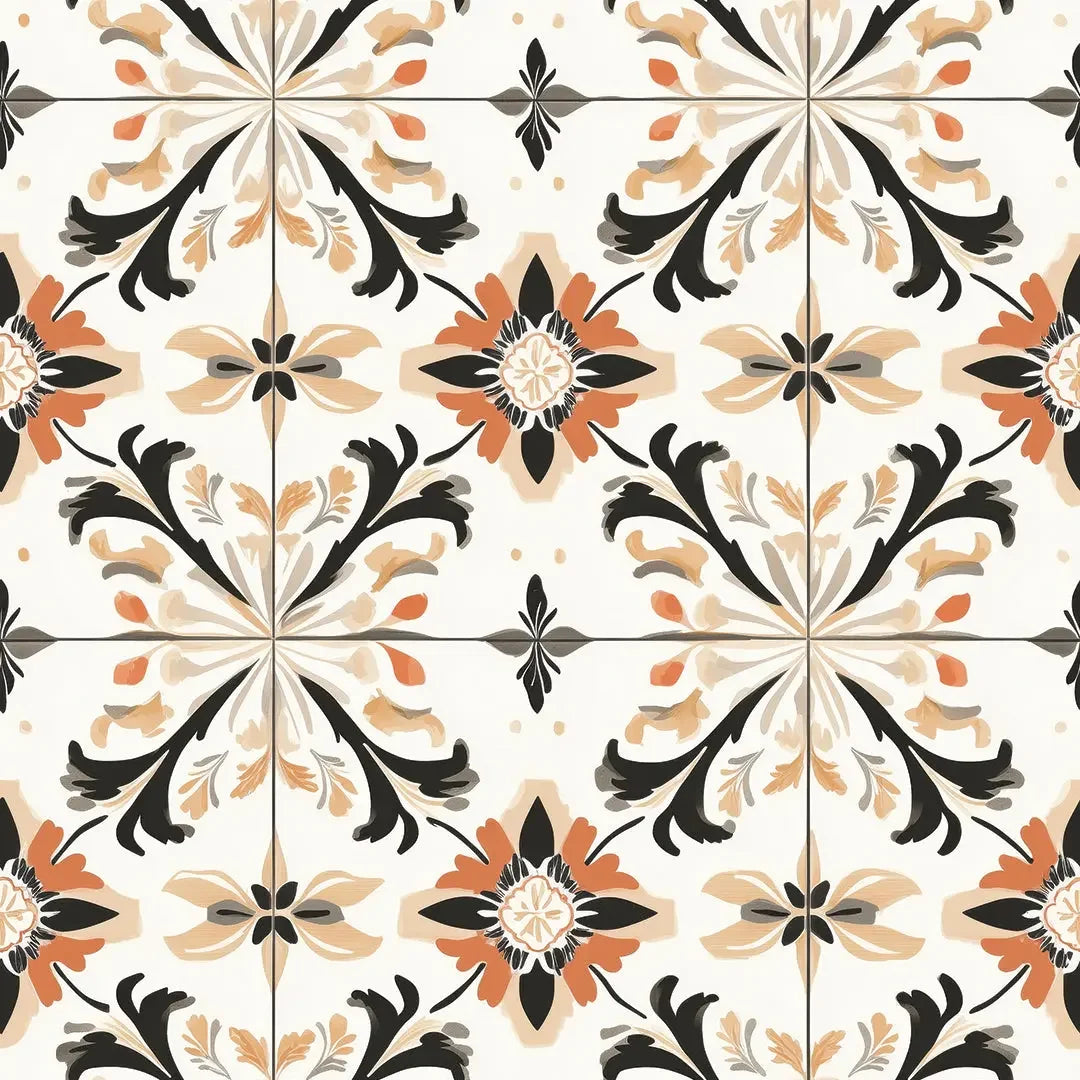 Valencia Bloom Tile Wallpaper