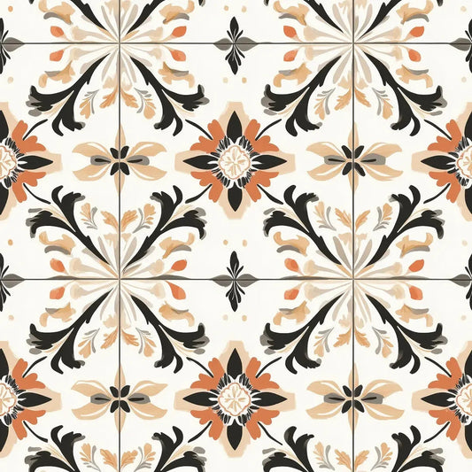 Valencia Bloom Tile Wallpaper