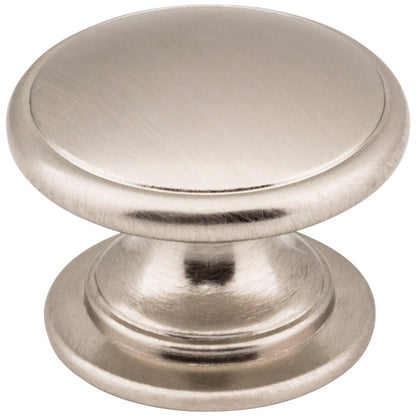1-1/4" Diameter Satin Nickel Durham Cabinet Knob