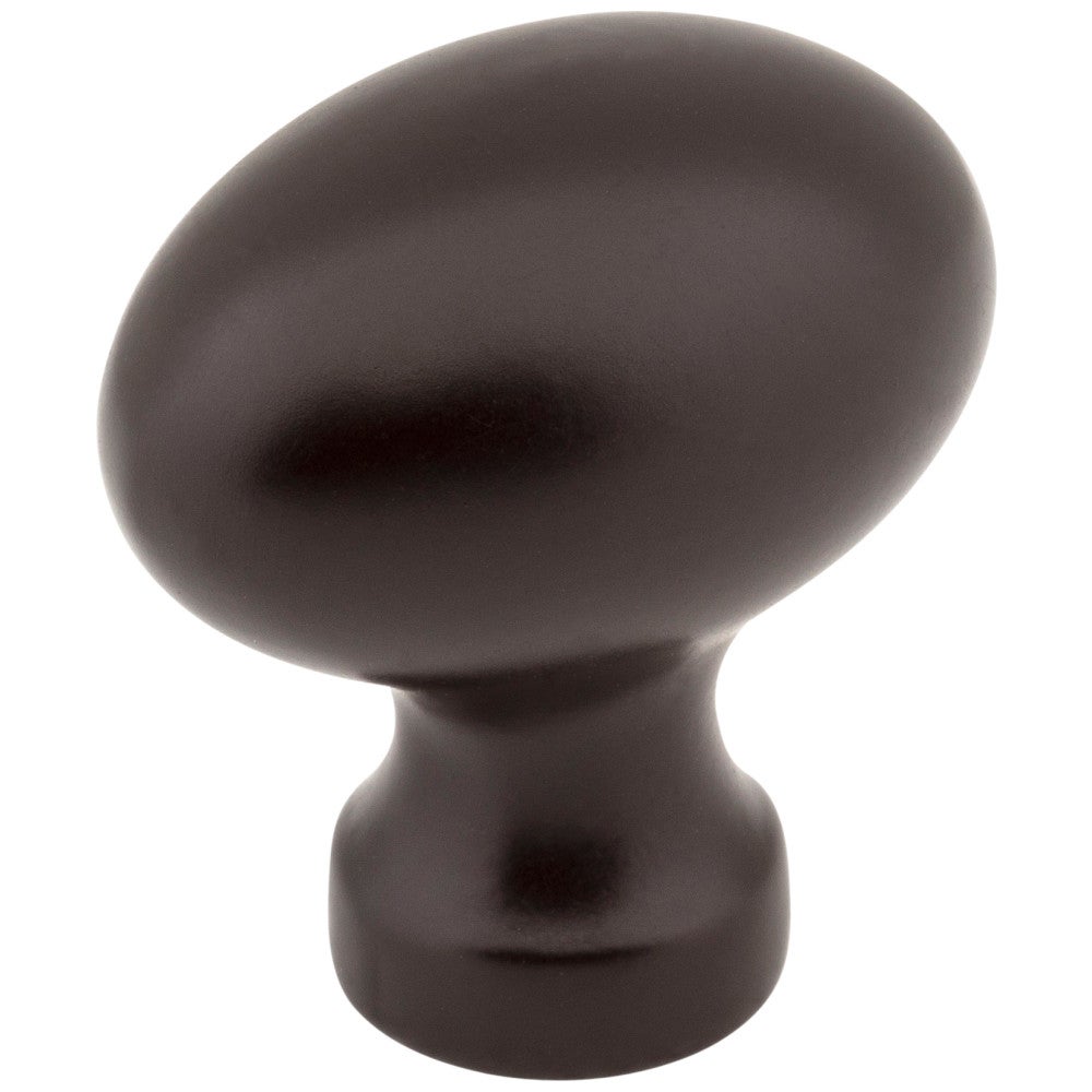 1-3/16" Overall Length Satin Nickel Football Bordeaux Cabinet Knob