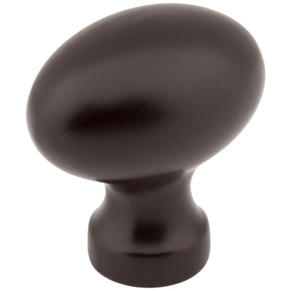 1-3/16" Overall Length Satin Nickel Football Bordeaux Cabinet Knob