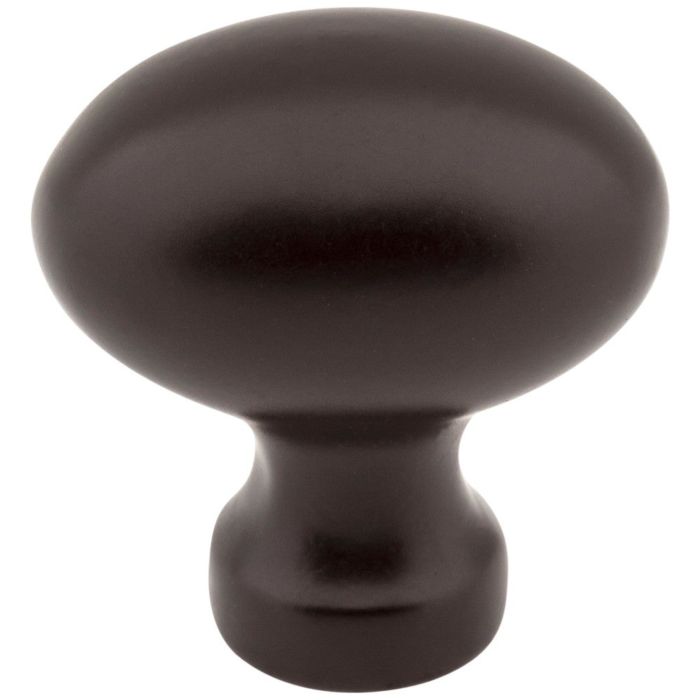 1-3/16" Overall Length Satin Nickel Football Bordeaux Cabinet Knob